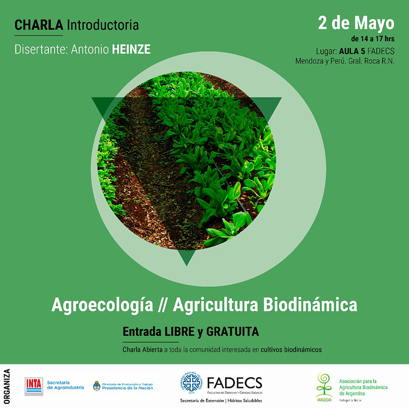 CHARLA INTRODUCTORIA SOBRE AGROECOLOGÍA/AGRICULTURA BIODINÁMICA